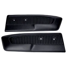 TMI Door Panel Pony Black Pair Mustang 1965-1966