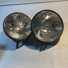 1930s 1940s King Bee Headlights 7 Diameter Set Original Vintage
