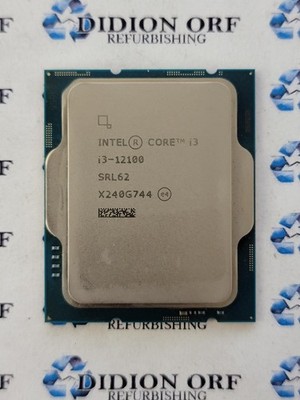 INTEL Core i3-12100 SRL62 3.30 GHz 12 MB 60 W SKU 13722