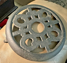 Antique cast iron stove plate - 3 ABCs brand