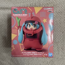 Hatsune Miku Gundam45Anniversary X Hatsune Miku Figure Char's Zaku Gurumi New UK