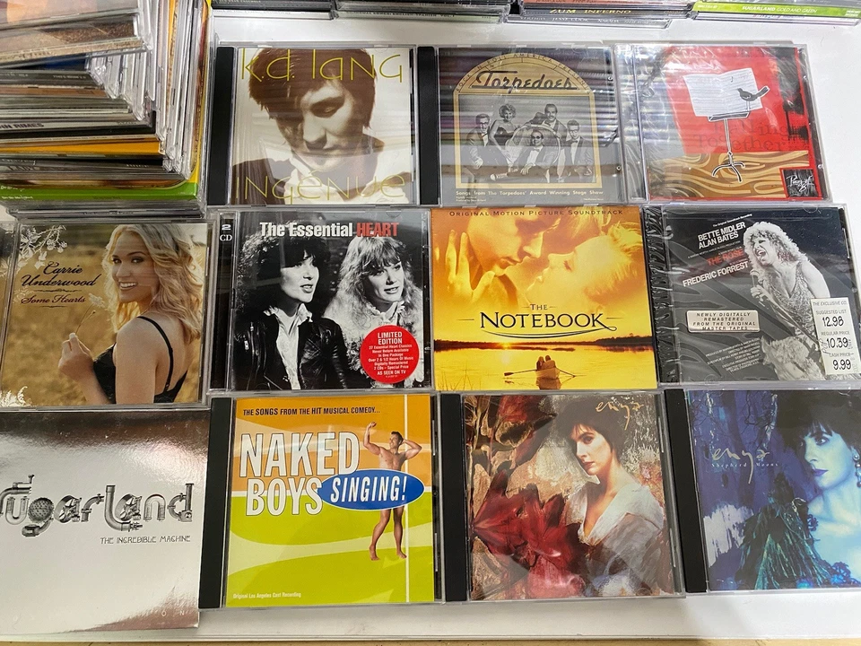 Lot 100 + CDs Rock Pop Country Contemporary HEART Enya ABBA Rimes Wholesale Foto 2 de 4