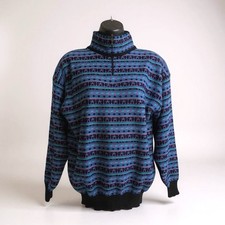 Vintage Demetre Ski Sweater Women  s Wool Blend Size Large