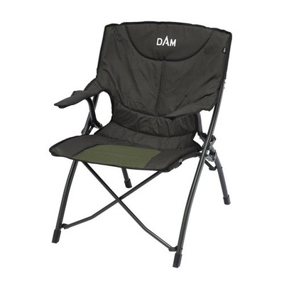 DAM Foldable Chair Dlx Steel Stuhl Karpfenstuhl Angelstuhl Stuhl
