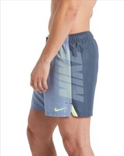 Nike Contend Water-Repellent 9" Volly Swim Trunks Monsoon Blue Short XXL NWT