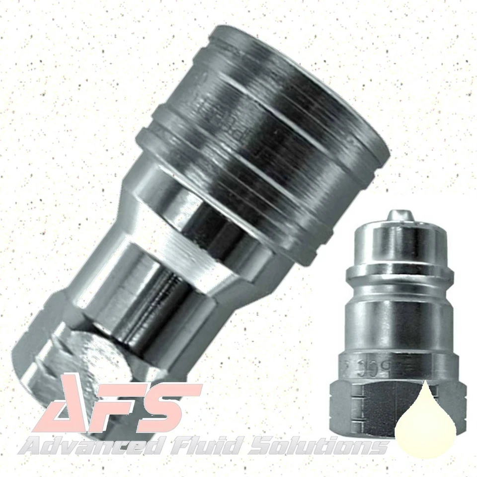 ISO A Quick Release Couplings Hydraulic QR Connect Connectors BSP SAE Fittings