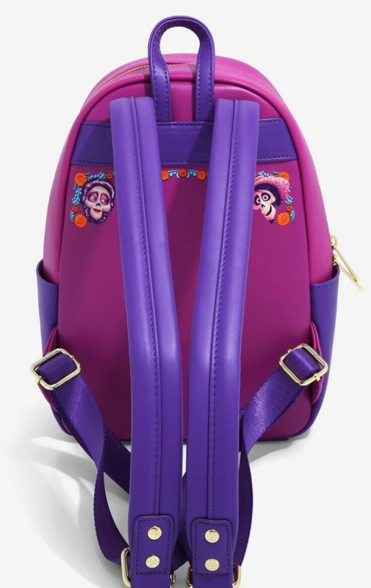 Loungefly Disney Pixar Coco Family Mural Mini Backpack 