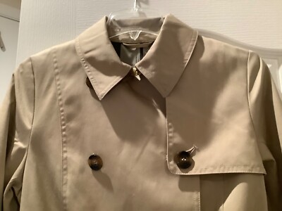 Barbour Women's Short GRETA  Showerproof Trench Coat Jacket  14 ~ NEW w/tag