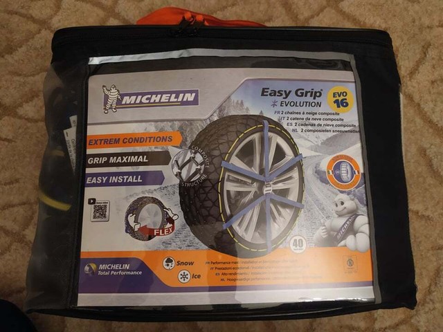 Michelin 008318 Easy Grip Snow Chains Evolution Group 18 Set Of 2 For Sale Online Ebay