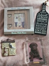 N H 4 Gifts: Driftwood Photo Frame M Hearts, Glass Frame,B Bottel &BS RRP £64.99