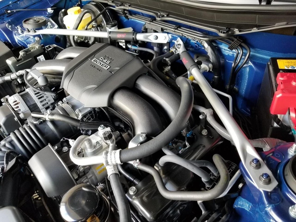 【程度良好】BPZ(ZD8)STI フレキシブルVバー ボルト付き BRZ ZD8 STIフレキシブルvバー