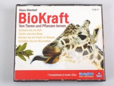 Klaus Oberbeil: BioKraft - learning from animals and plants - 4 audio CDs NEW, ORIGINAL PACKAGING