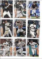 2020 Topps Baseball Series 1&2 Team Set 20 Cards Lot Giants