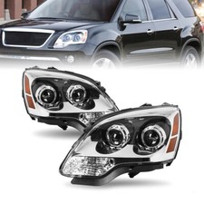 For 2007-2012 GMC Acadia Projector Headlights Replacement Left+Right Side