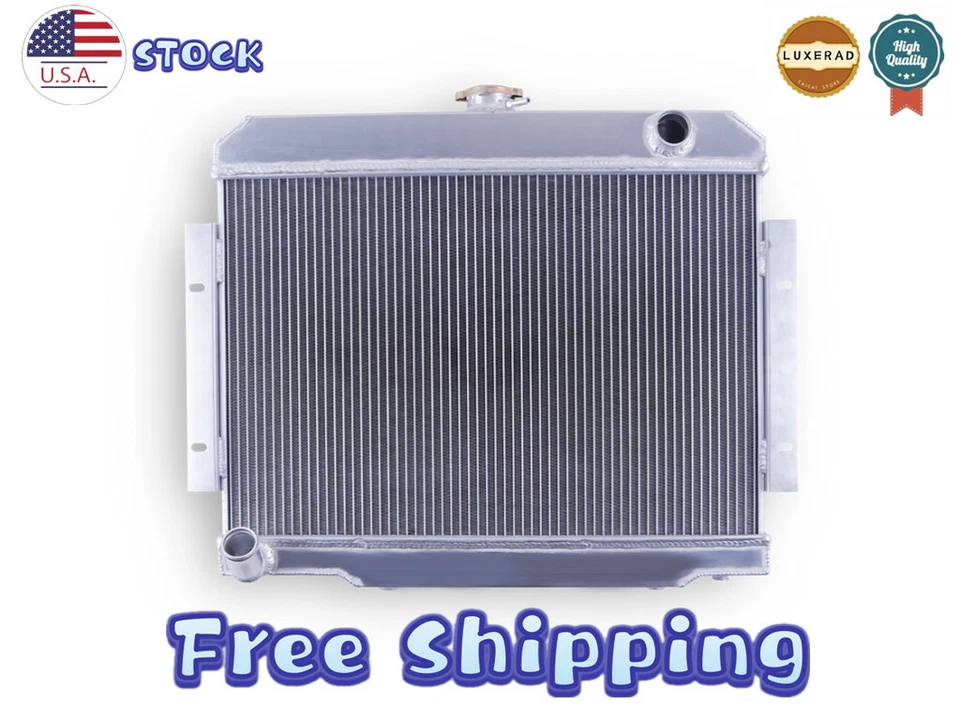 Radiador de aluminio de 3 filas para Jeep Cherokee 1974-1975/1981-85 Jeep Scrambler Foto 3 de 4