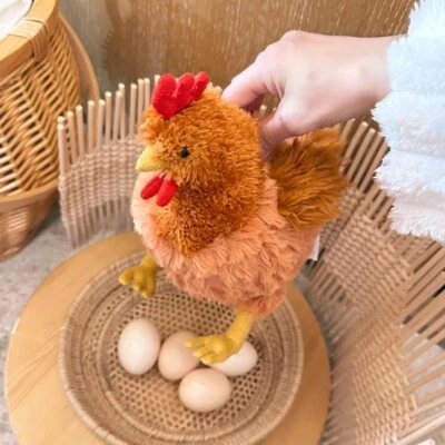 Jellycat CECILE CHICKEN Soft Plush Stuffed Chicken Toy-Christmas