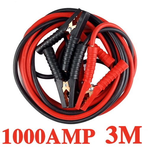 1000 AMP 3m Car Jump Leads Cables Heavy Duty Battery Starter Booster