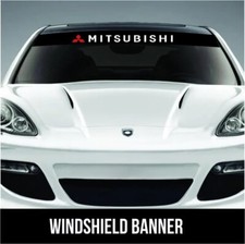 Mitsubishi Windshield Banner Sticker Window Vinyl Decal Stickers For Jdm