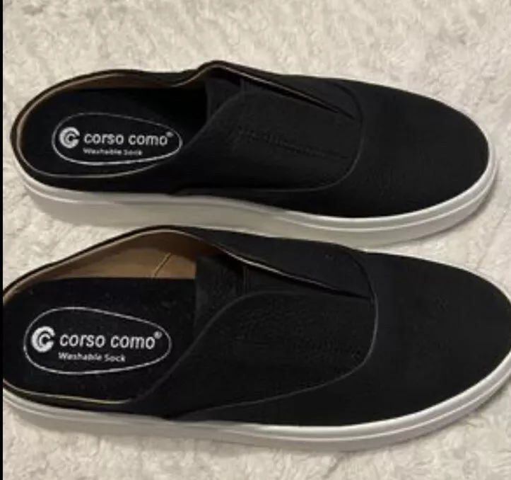 Womens black cheap mule sneakers