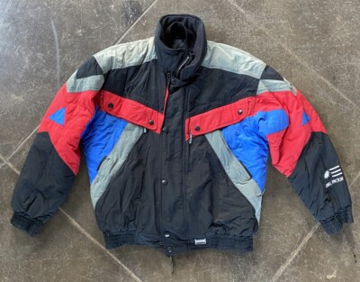 Vintage CHILL FACTOR Colorblock Snowmobiling Jacket Coat Size M