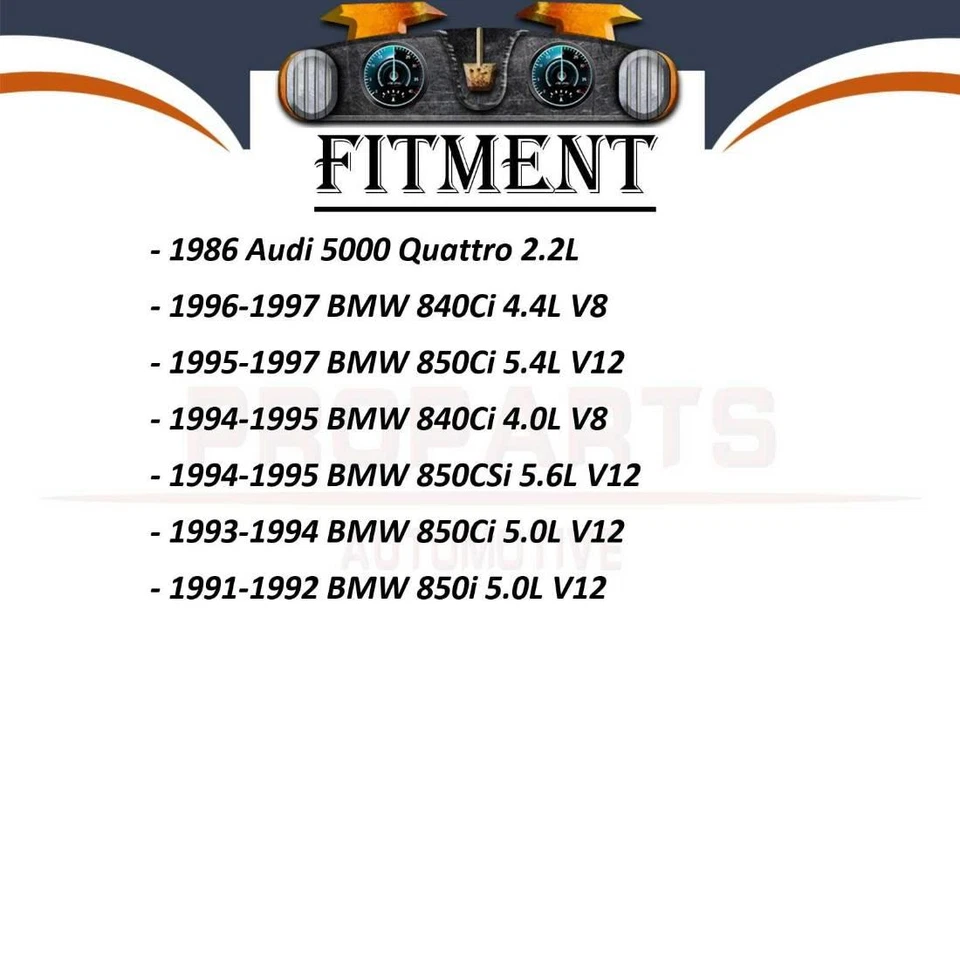 2x Kit Manguera Freno Hidráulica Trasera Para BMW 850Ci 5.0L 1993-1994 Foto 2 de 4