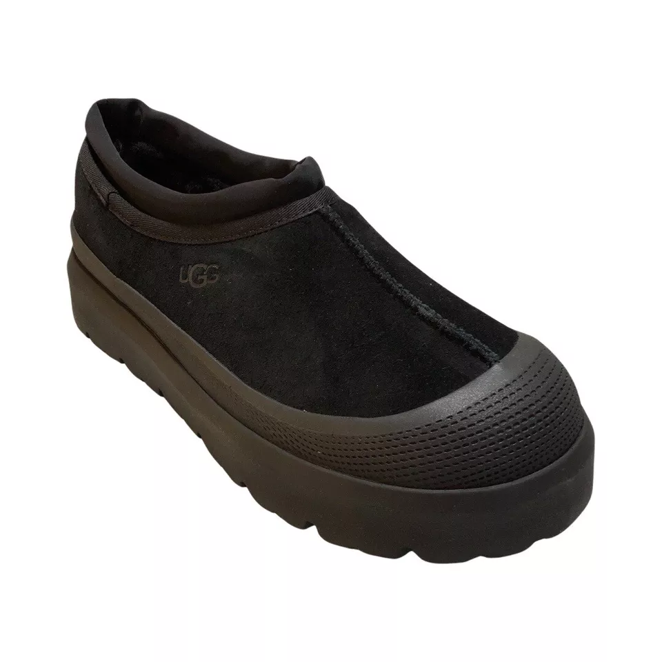 Chinelos híbridos masculinos UGG Tasman Weather preto/preto 1144096 - Imagem 2 de 4