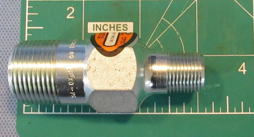 New J.B. Smith 3/4" x 3/8" Concentric Swage Carbon Steel TBE Sch 80 Galvanized - Image 2 of 4