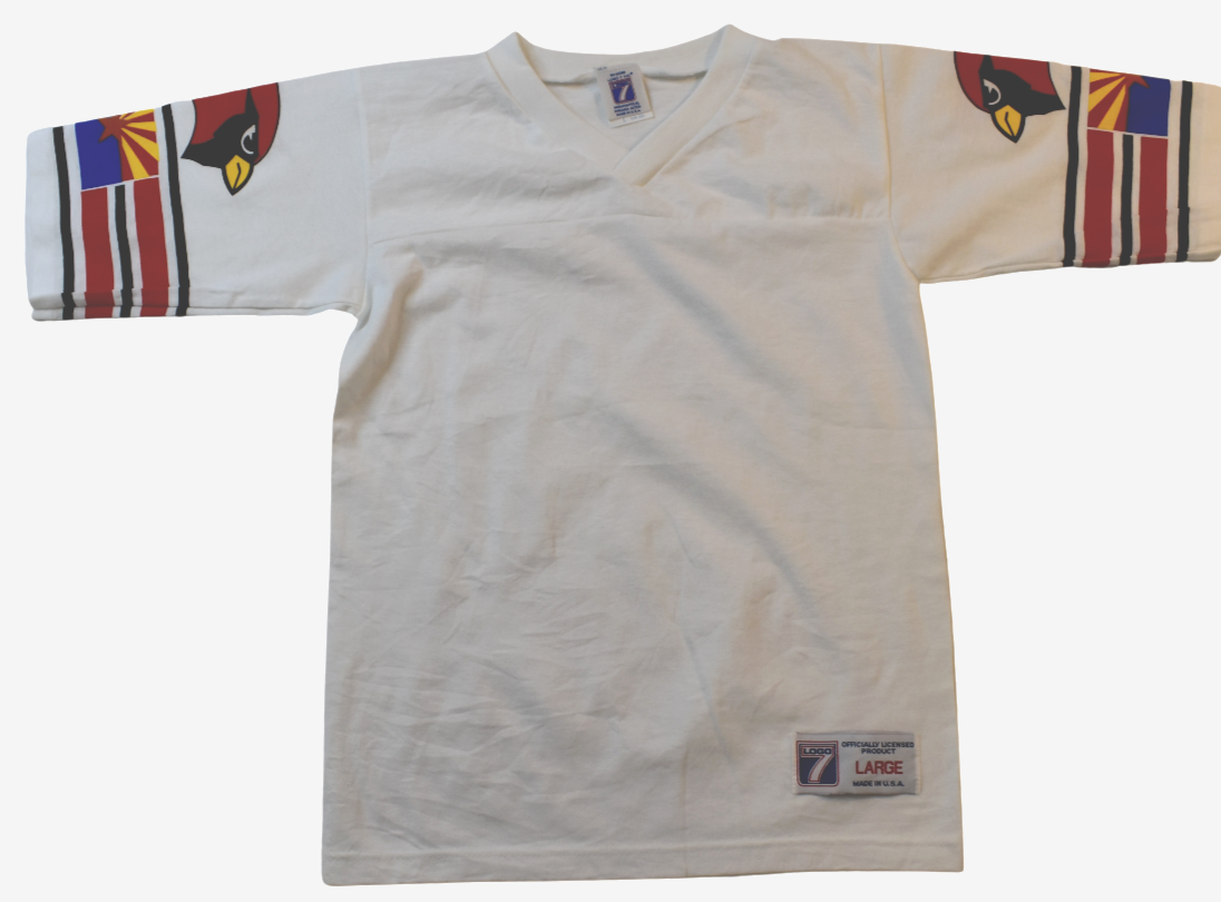 Logo 7 Youth Boys Arizona Cardinals Vintage Mid 90s Jersey Shirt