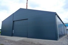 Stahlhalle 17,5x20x5m PV-Anlage vorbereitet Industriehalle Lagerhalle Lagerhaus
