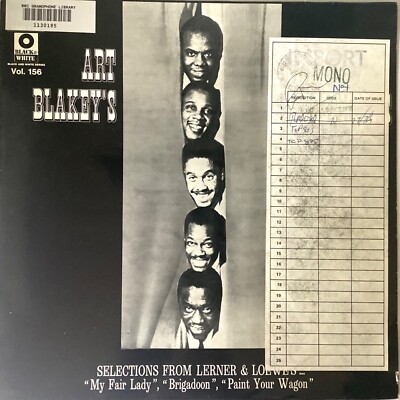 ART BLAKEYS BBC GRAMOPHONE LIBRARY LP  SELECTION FROM LERNER AND LOEWE  (RCA)