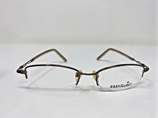 Easytwist Eyeglasses Frames 771 50-17-135 Bronze Half Rim CG37