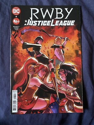 RWBY / JUSTICE LEAGUE #4 (DC 2021) BAGGED & BOARDED