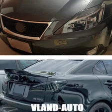 2006-2013 LED Headlights w/Animation +Smoke Tail Lights For IS250 IS350 ISF 4PCS
