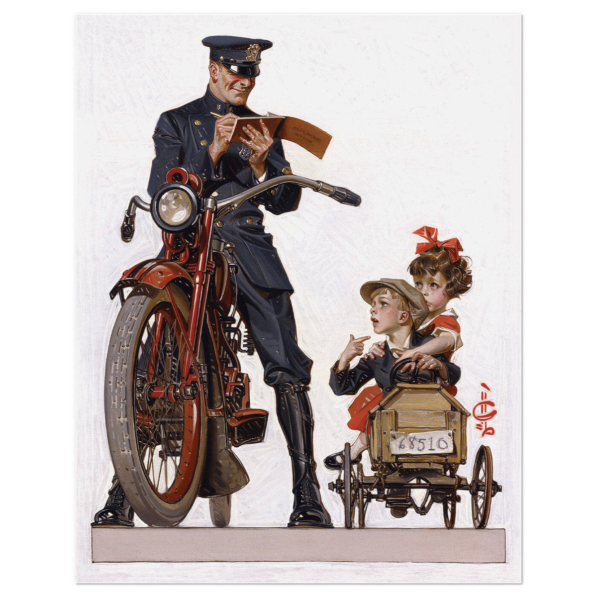 Poster Traffic Stop, 1922 | 18x24