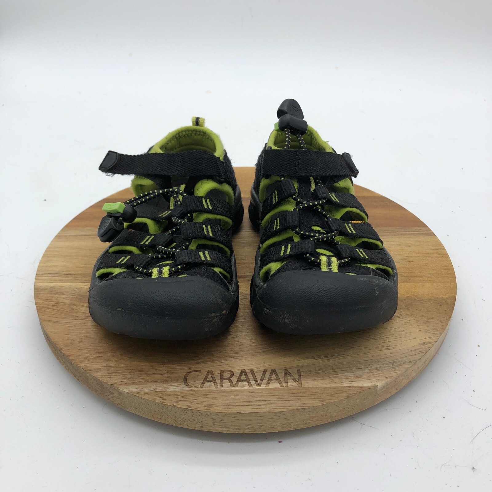 Sandali Keen Newport H2 ragazzo 10 nero verde pelle impermeabili scarpe da trekking