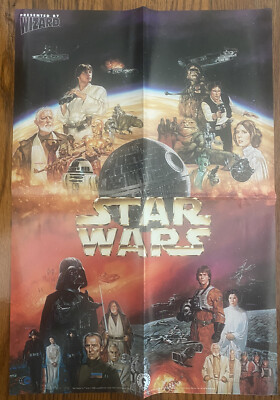 Star Wars Fold-Out Poster Presented By Wizard 1996 (Original Trilogy) Dark Horse