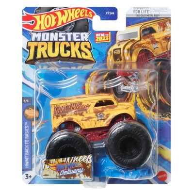 Hot Wheels - Monster Trucks HWMT Back To Basics 6/6 Dairy Delivery (BBHLR83)