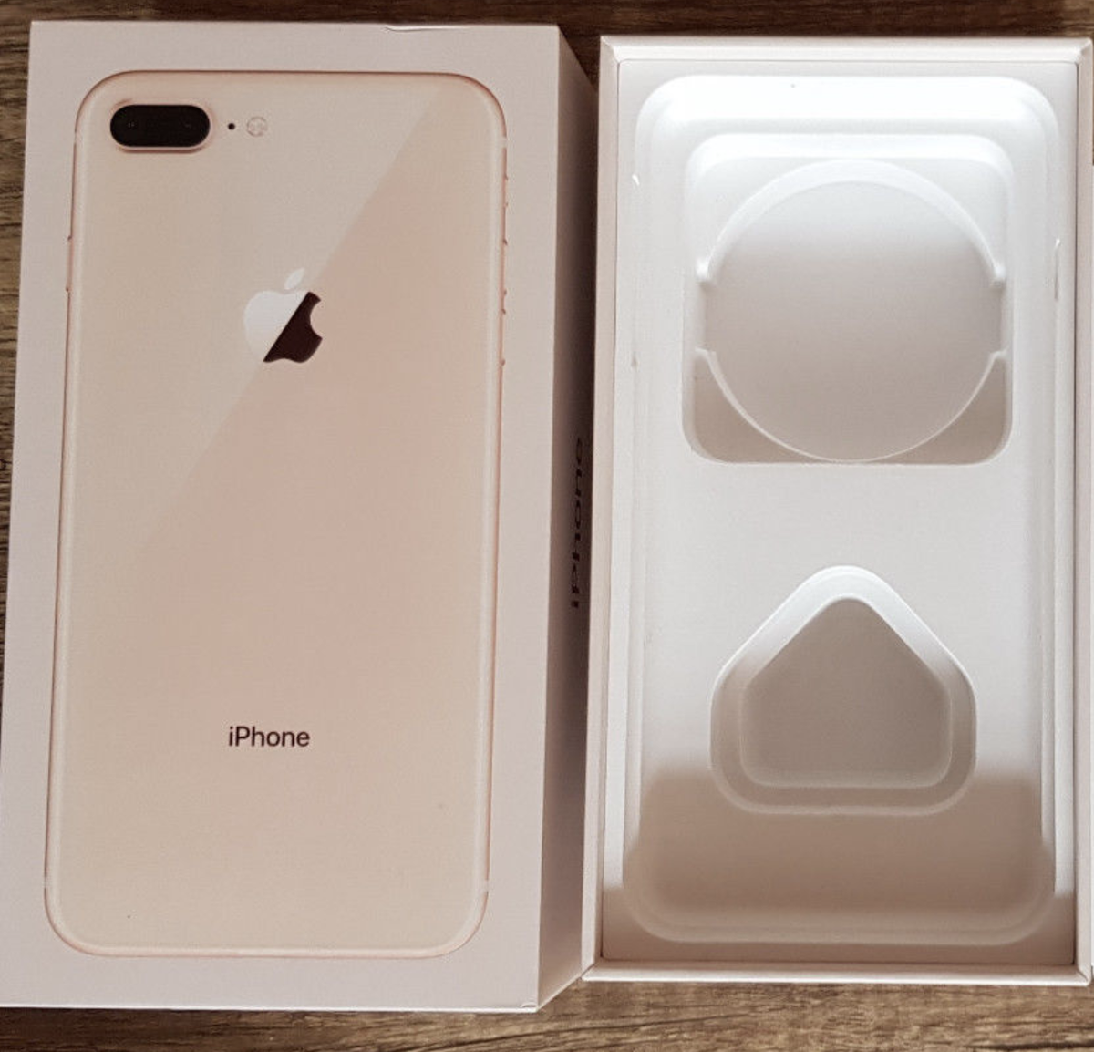 Apple iPhone 8 Plus Gold 64gb Empty Box With Charging Cable | eBay