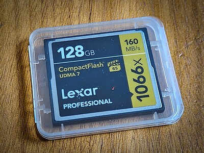 LEXAR Professional 1066x 128GB CF Compact Flash UDMA 7