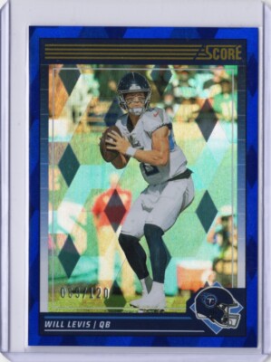 2024 Score Cubic /120 Will Levis #271 Tennessee Titans