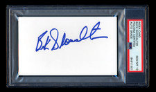 BUCK SHOWALTER SIGNED INDEX CARD PSA/DNA AUTOGRAPHED NEW YORK METS GEM MINT 10