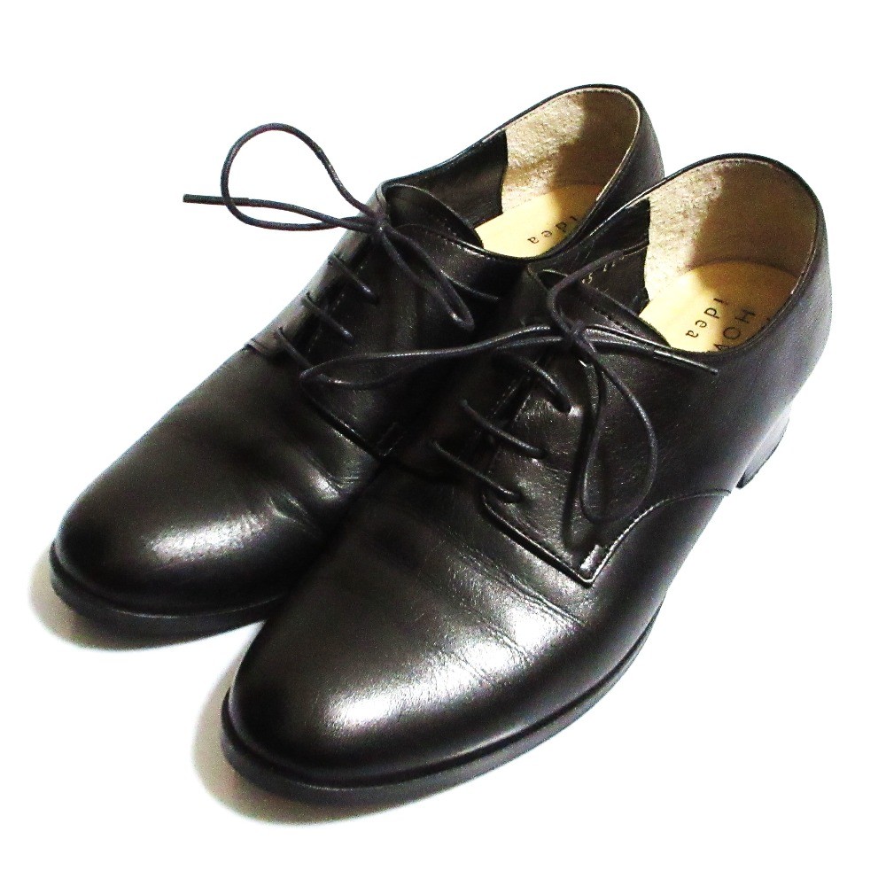 MARGARET HOWELL idea ブラックオックスフォードシューズ MARGARET HOWELL idea Lace-up shoes, size 8.9