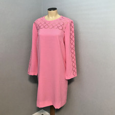 Clearance ~ J CREW ~ PINK Eyelet Shift Dress Sz 12