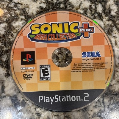 Sonic Mega Collection Plus (Sony PlayStation 2 2004) Greatest Hits PS2 Disc Only