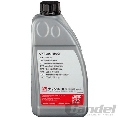 1L 27975 FEBI GETRIEBEÖL AUTOMATIK passend für CVT GETRIEBE VW G 052 516