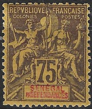 COLONIES FRANCAISES - Sénégal  -  Yvert 19