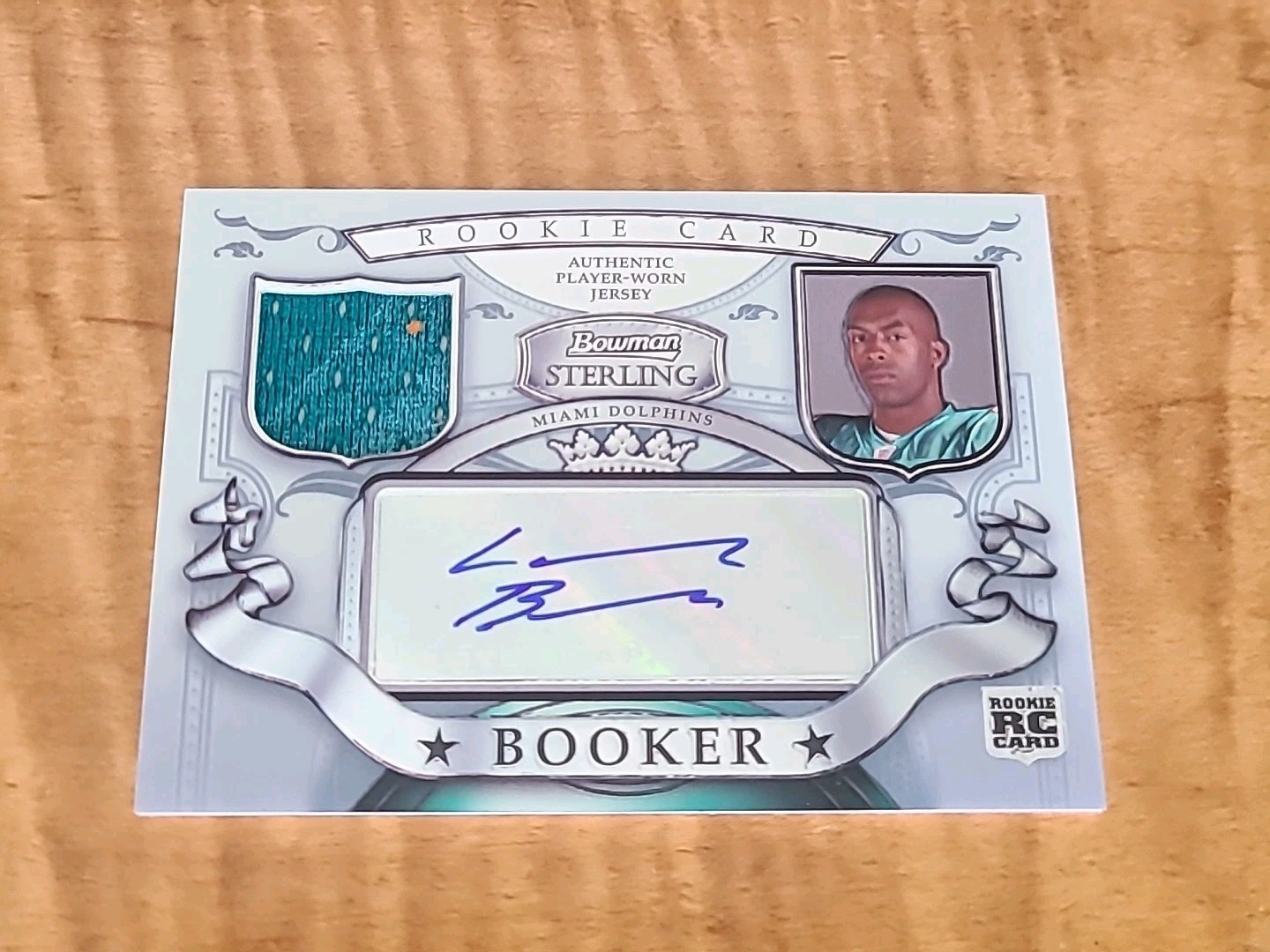 Lorenzo Booker Bowman Sterling Rookie Relics #LB Autograph