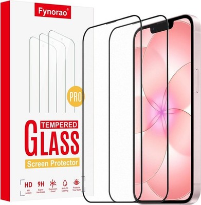 2PCS Matte Glass Screen Protector for iPhone 17e/16e/13 Pro/13/14 Anti-Glare 9H