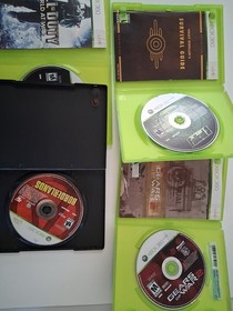 X Box 360 Lot Of 4 Fallout 3, Gears Of War , Boarderlands