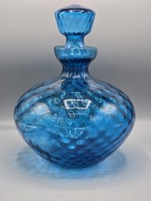 Empoli Blue WOW MCM Optic Genie Bottle Quilted Pattern